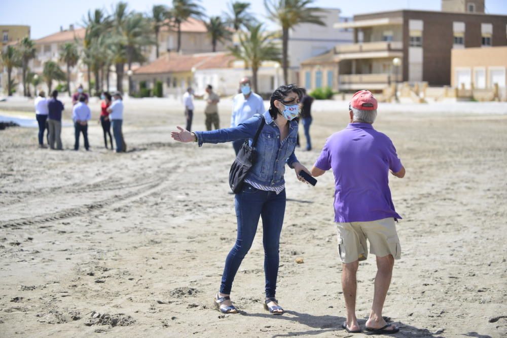 Limpieza del Mar Menor en Los Alcázares