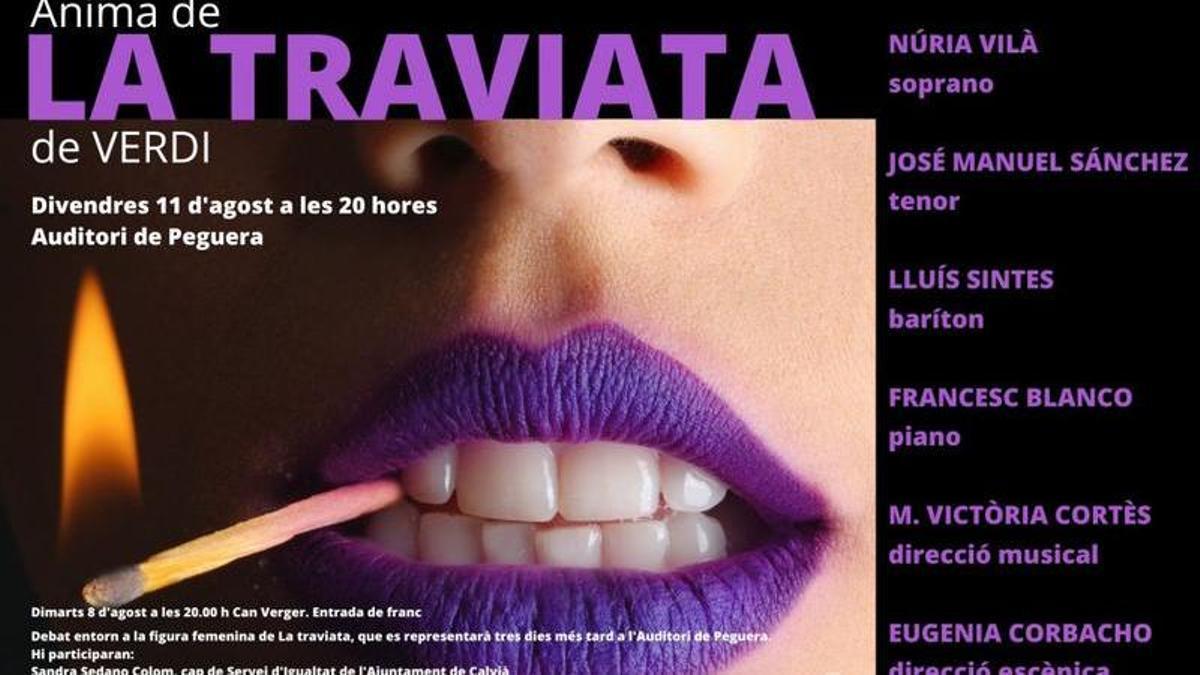 Cartel de 'Ànima de La Traviata' de Euroclàssics