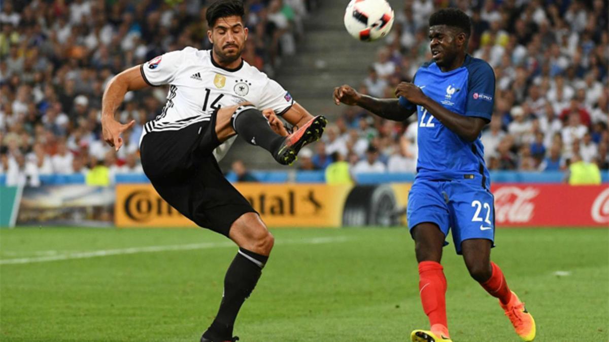 Samuel Umtiti cuajó un gran partido ante Alemania