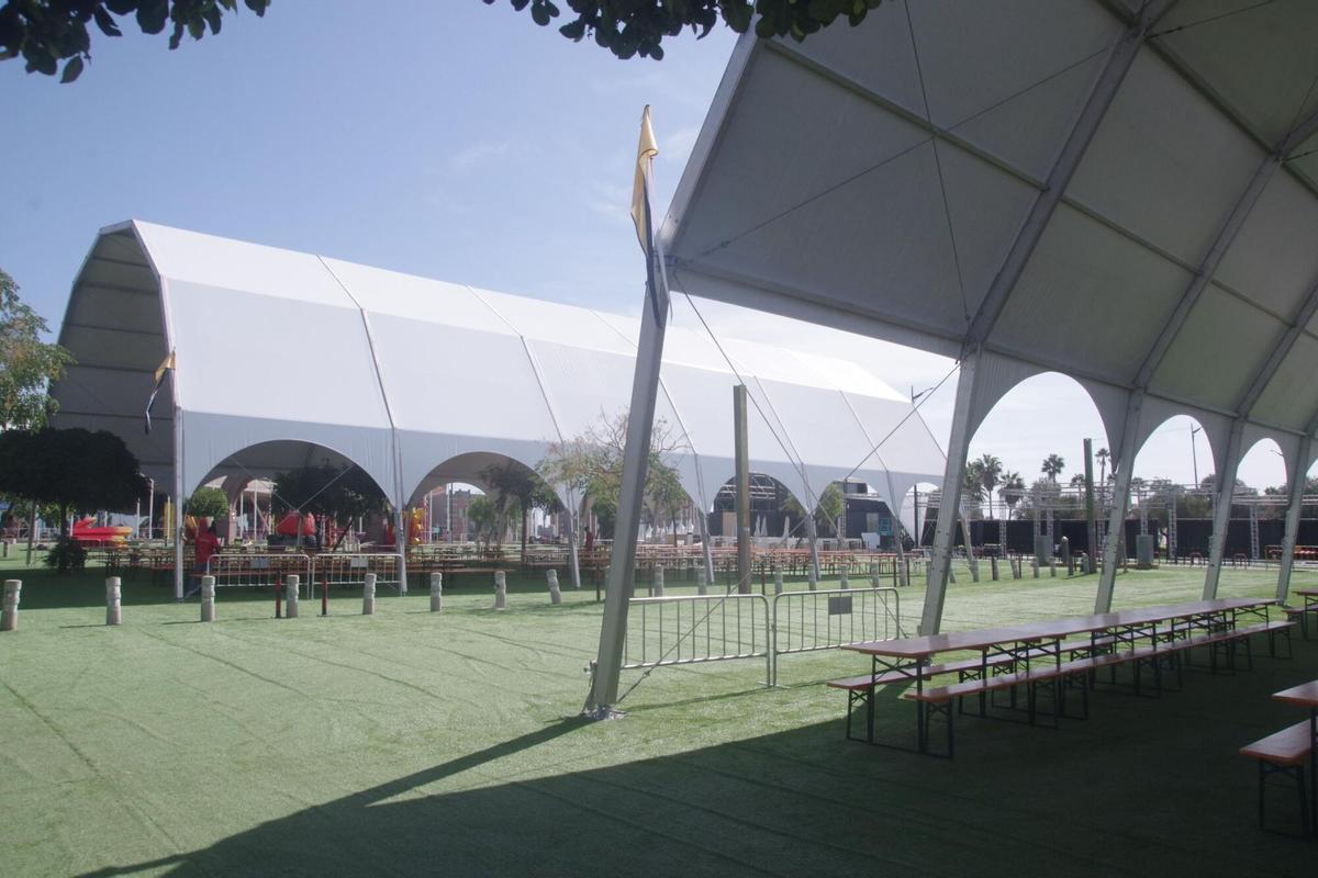 Preparativos para la San Diego Comic-Con Málaga en el Palacio de Ferias de Málaga Preparativos para la San Diego Comic-Con Málaga en el Palacio de Ferias de Málaga