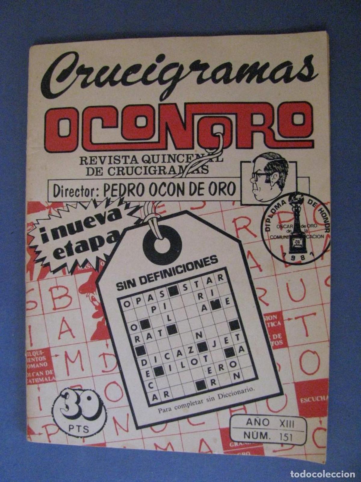 'Crucigramas Oconoro' (1968)