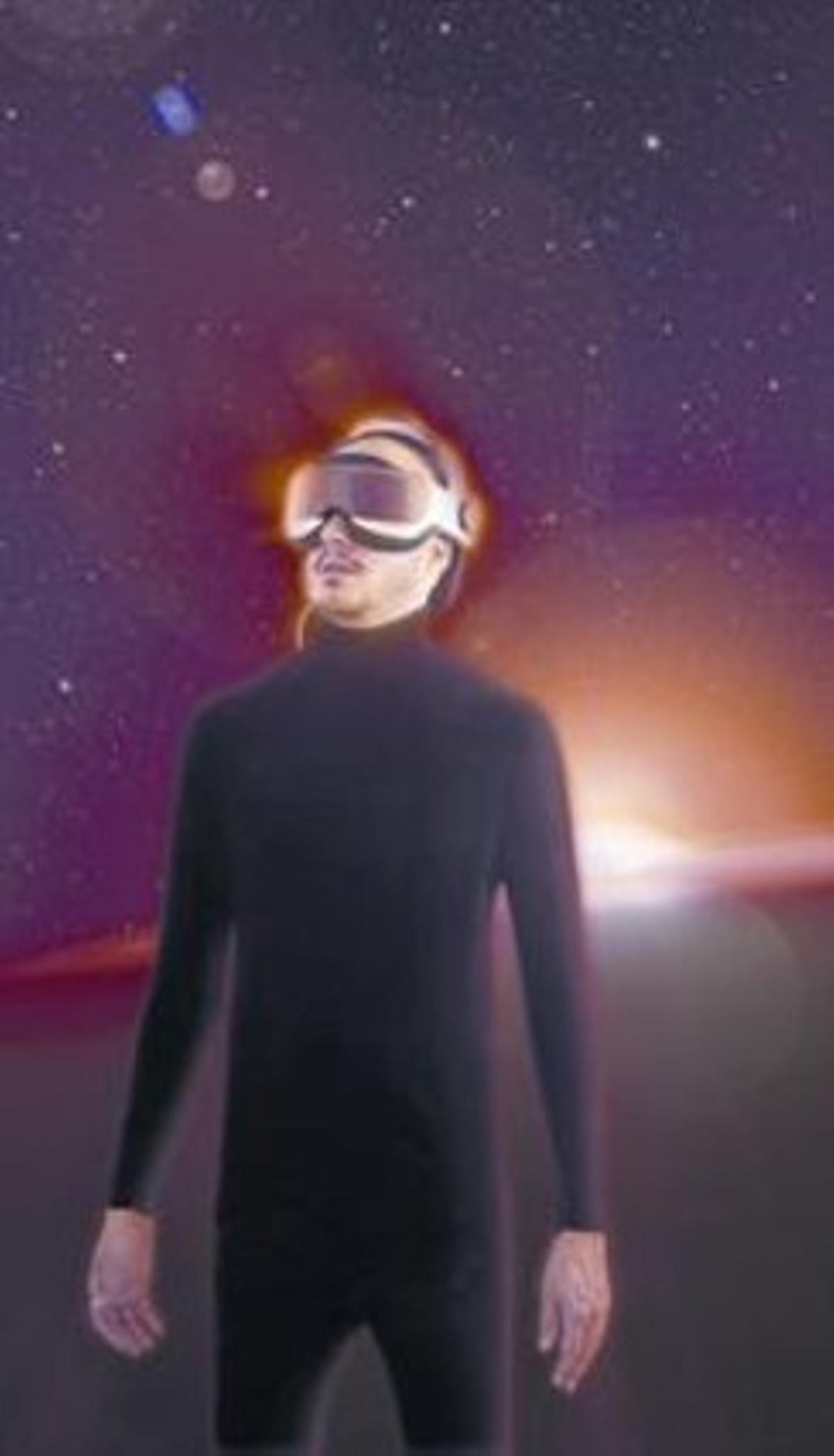 Guille Milkyway, solo ante el cosmos, en una imagen promocional.
