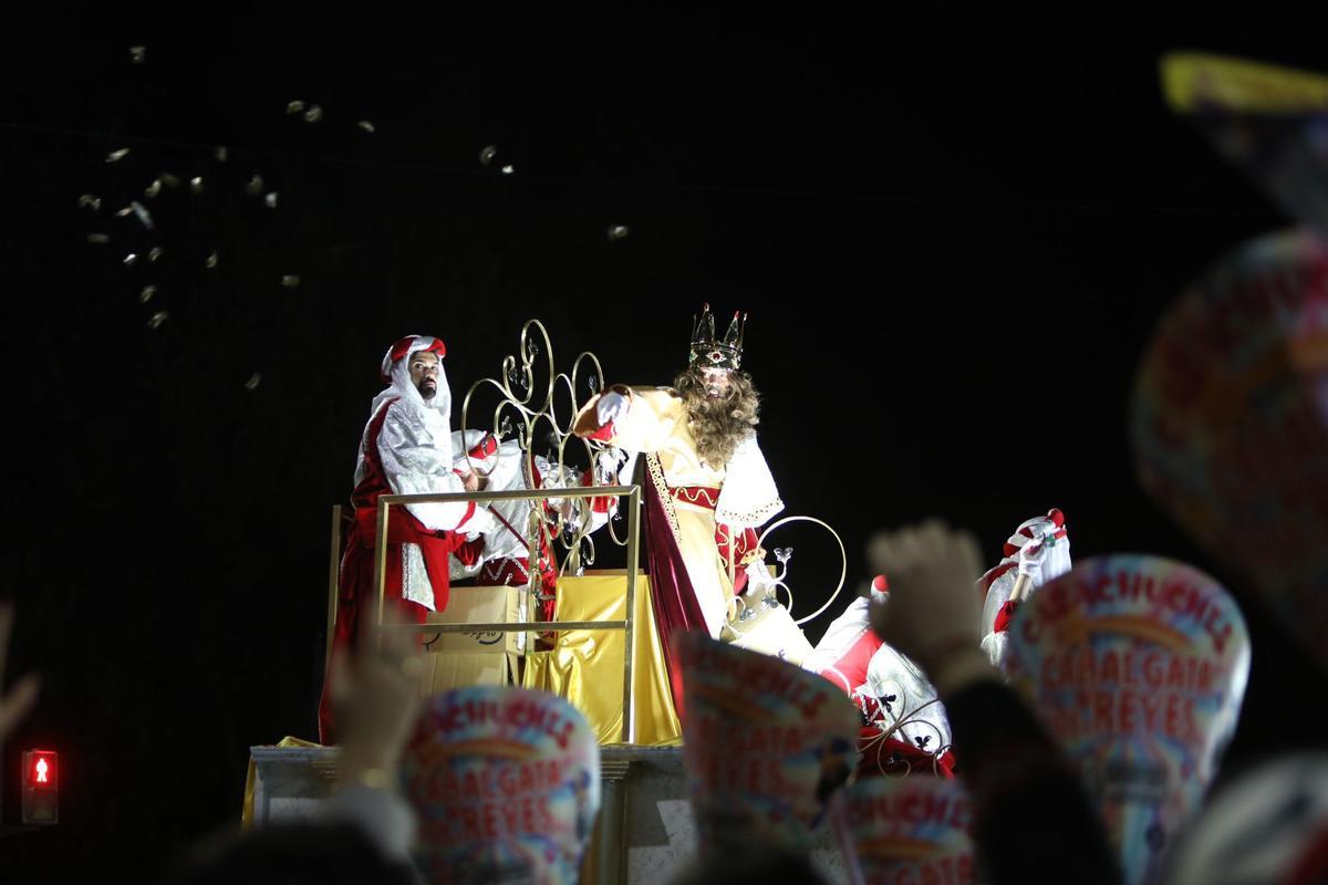 Gaspar en la cabalgata de Cartagena.