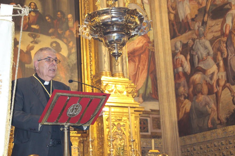 El Patriarca acogió la misa del Corpus, oficiada por el cardenal Cañizares, y el pregón, a cargo de Jaime Sancho