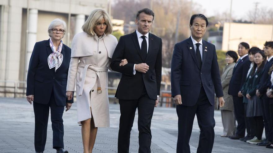 Macron responde a las burlas de Trump sobre su matrimonio: 