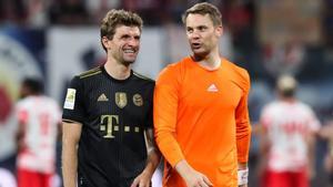 Thomas Müller y Manuel Neuer, dos leyendas del Bayern de Múnich