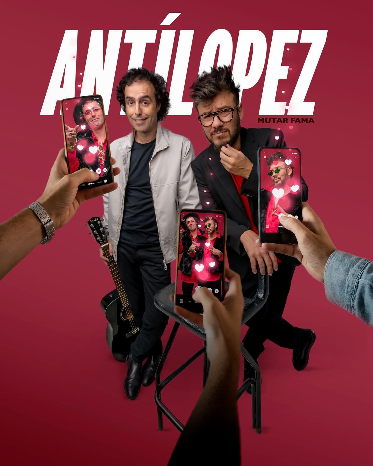 Póster del concierto de Antílopez