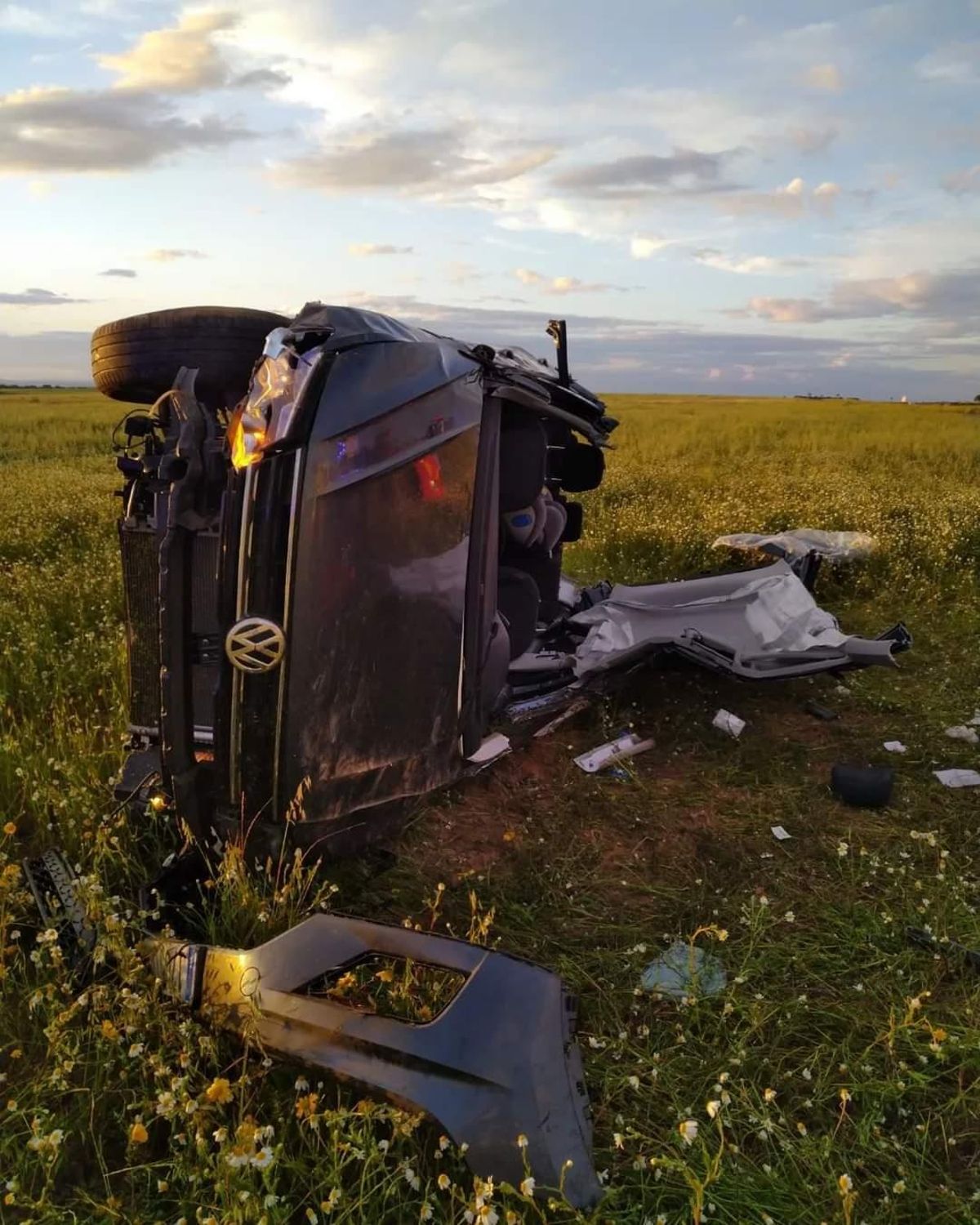 Estado en el que ha quedado el coche