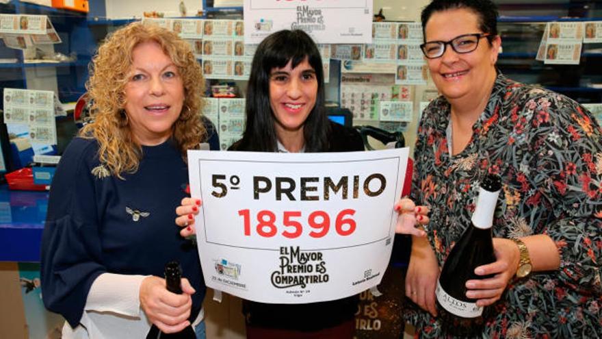 Lotería de Navidad 2018 en Galicia | El 18.596, quinto premio, cae en Vigo