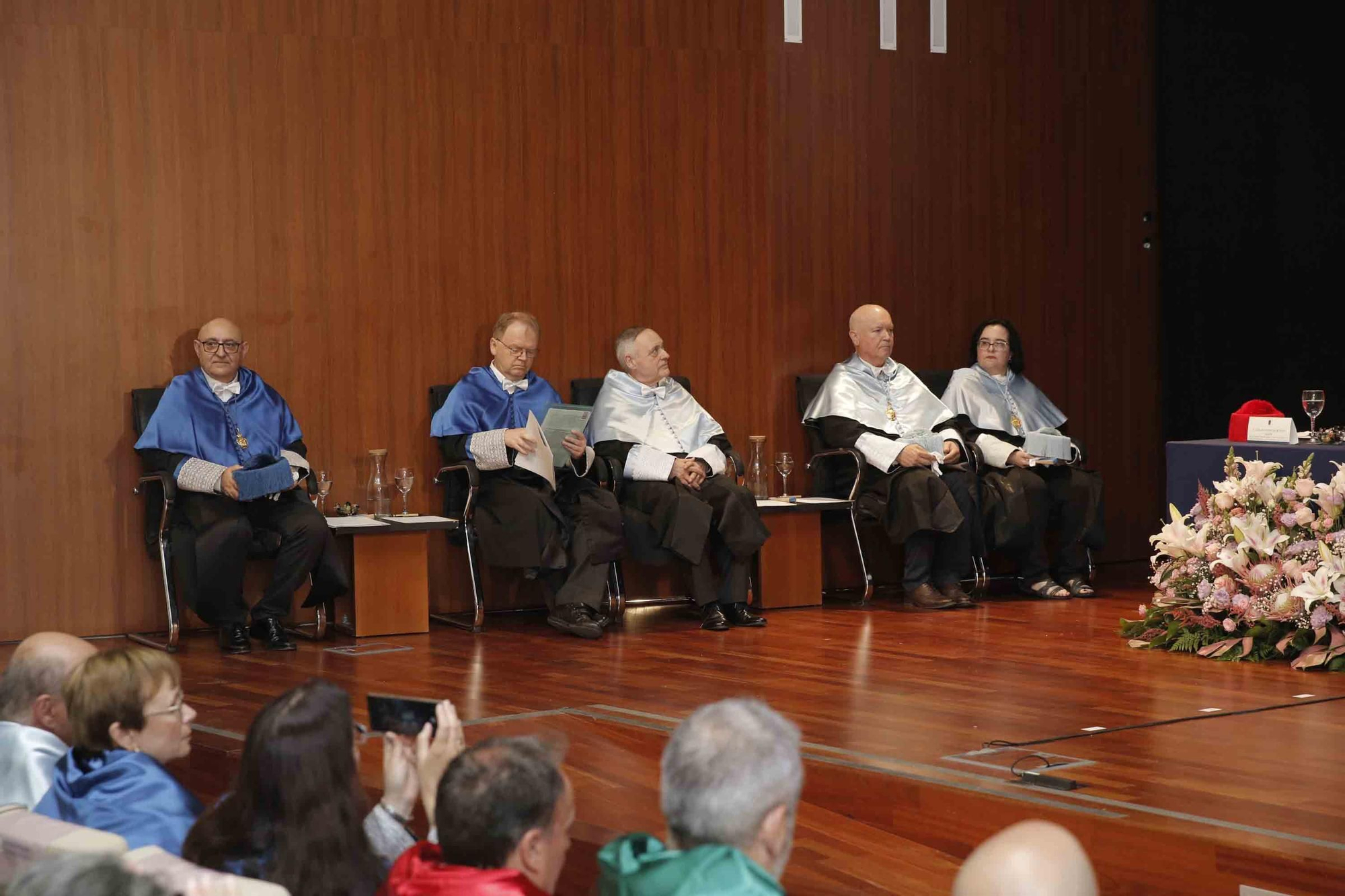 Investidura como doctores honoris causa de la UA al profesor de Matemática Aplicada Joachim Rosenthal, y al profesor emérito de la Universidad de València, Antoni Ferrando Francés