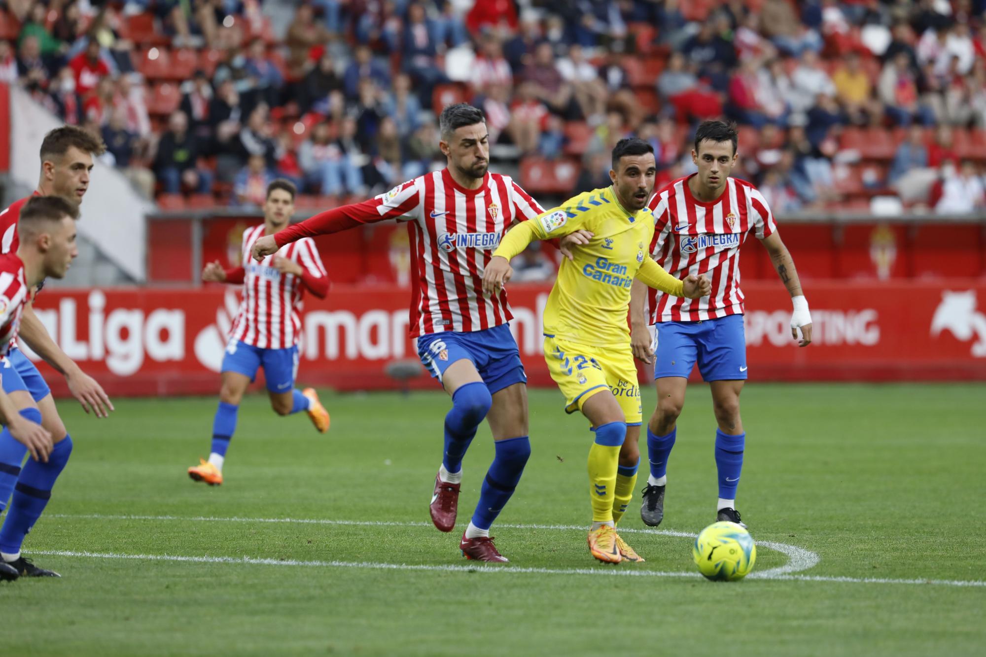 El partido del Sporting ante Las Palmas, en imágenes