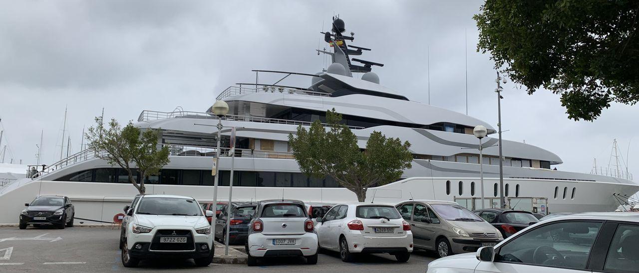 El yate &#039;Tango&#039;, atracado este miércoles, en Palma.