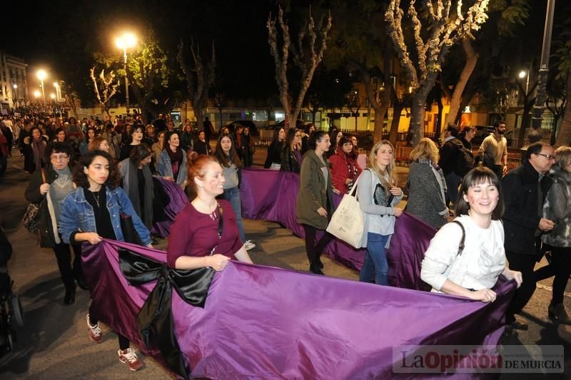 Manifestación por el Día de la Mujer en Murcia