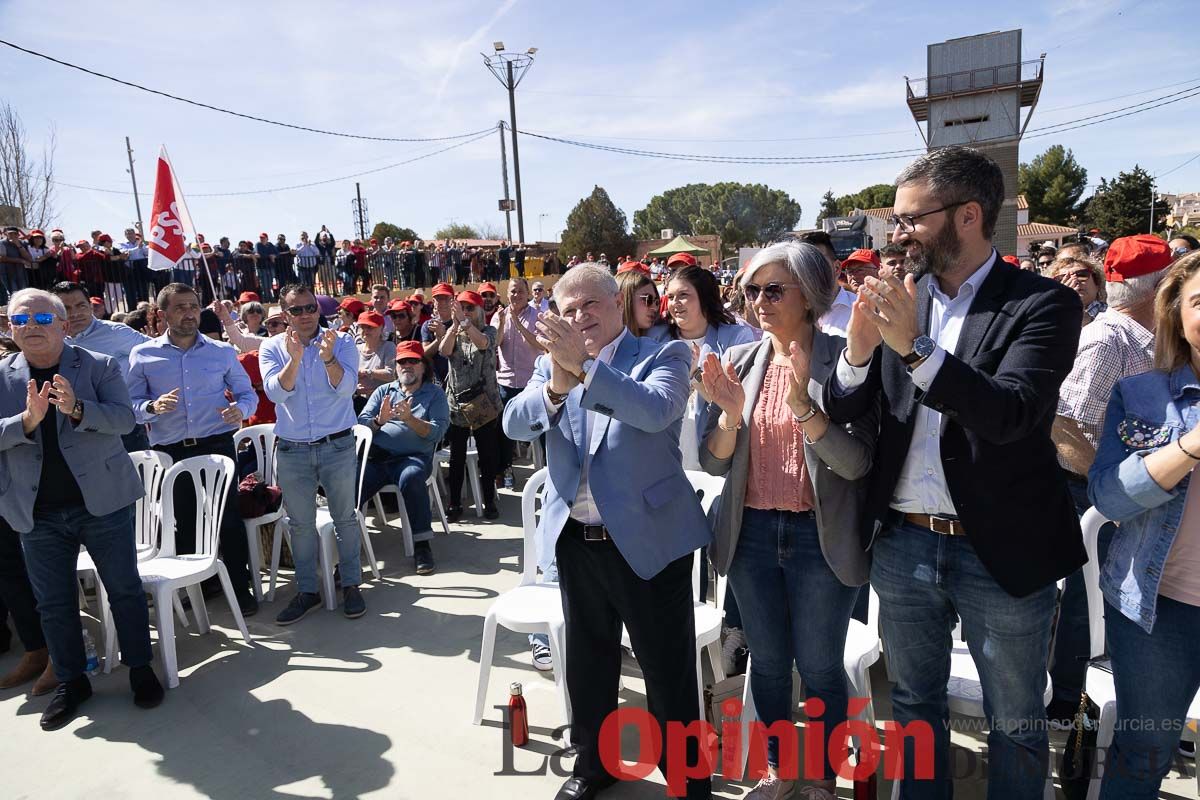 Presentación de José Vélez como candidato del PSOE a la presidencia de la Comunidad