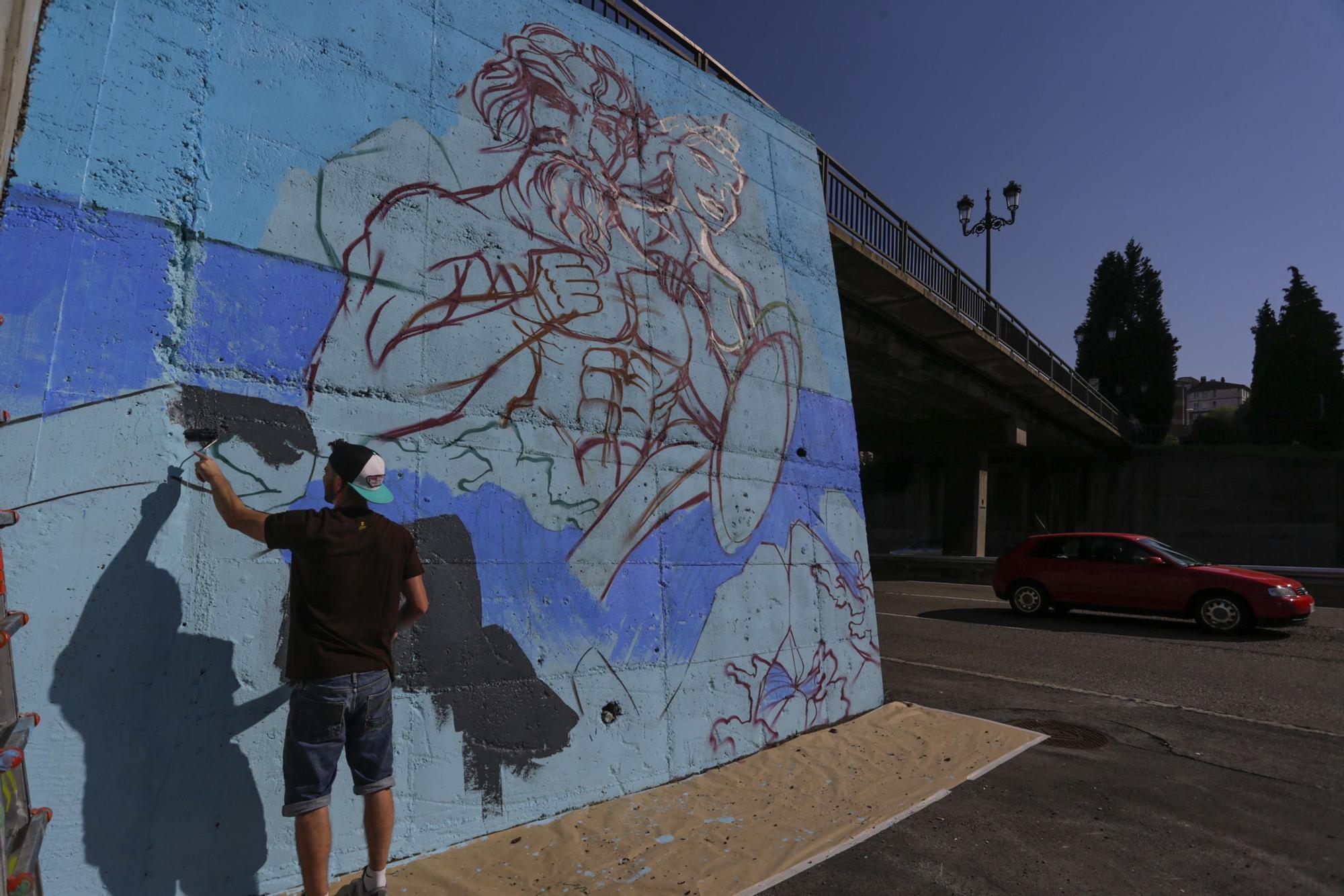 El asturiano Bastián Prendes, entre los mejores grafiteros de España