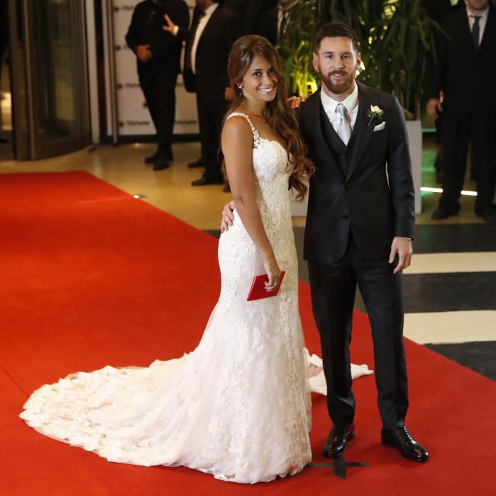 El 'sí, quiero' entre Messi y Antonella.