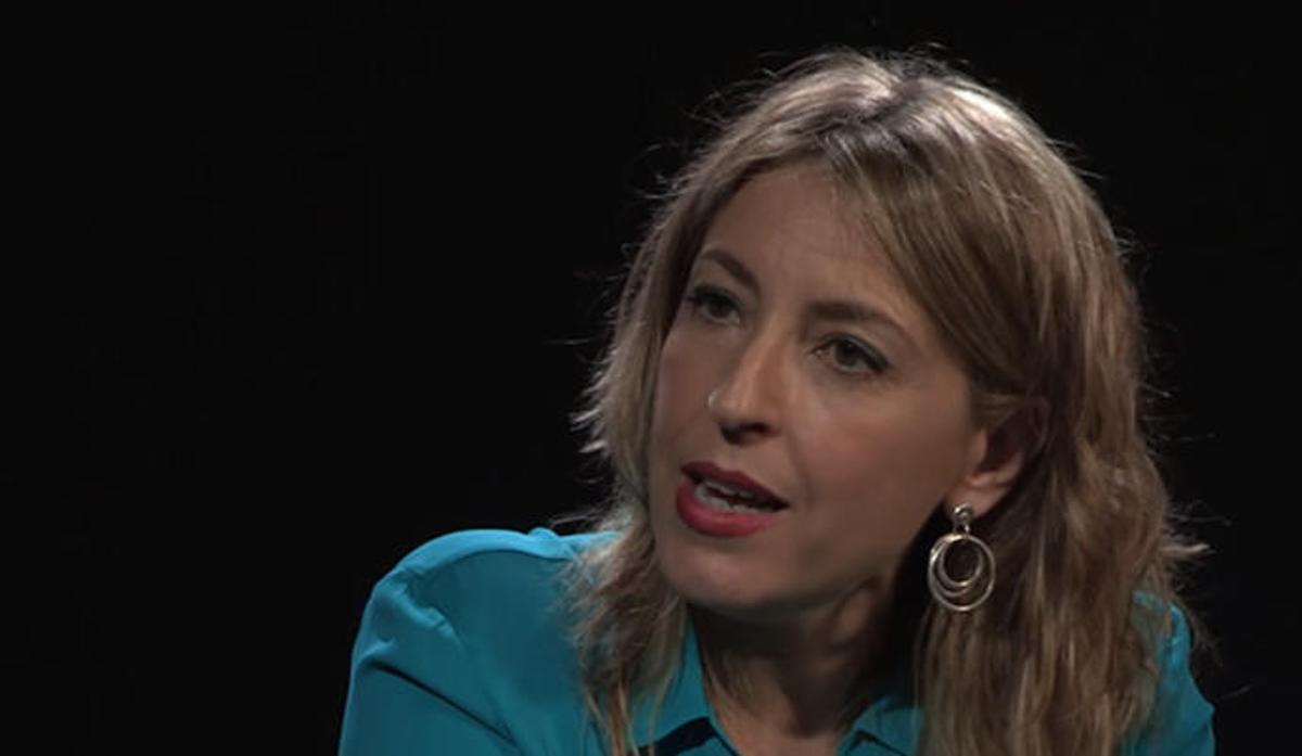 Palop, en una entrevista con Pablo Iglesias.