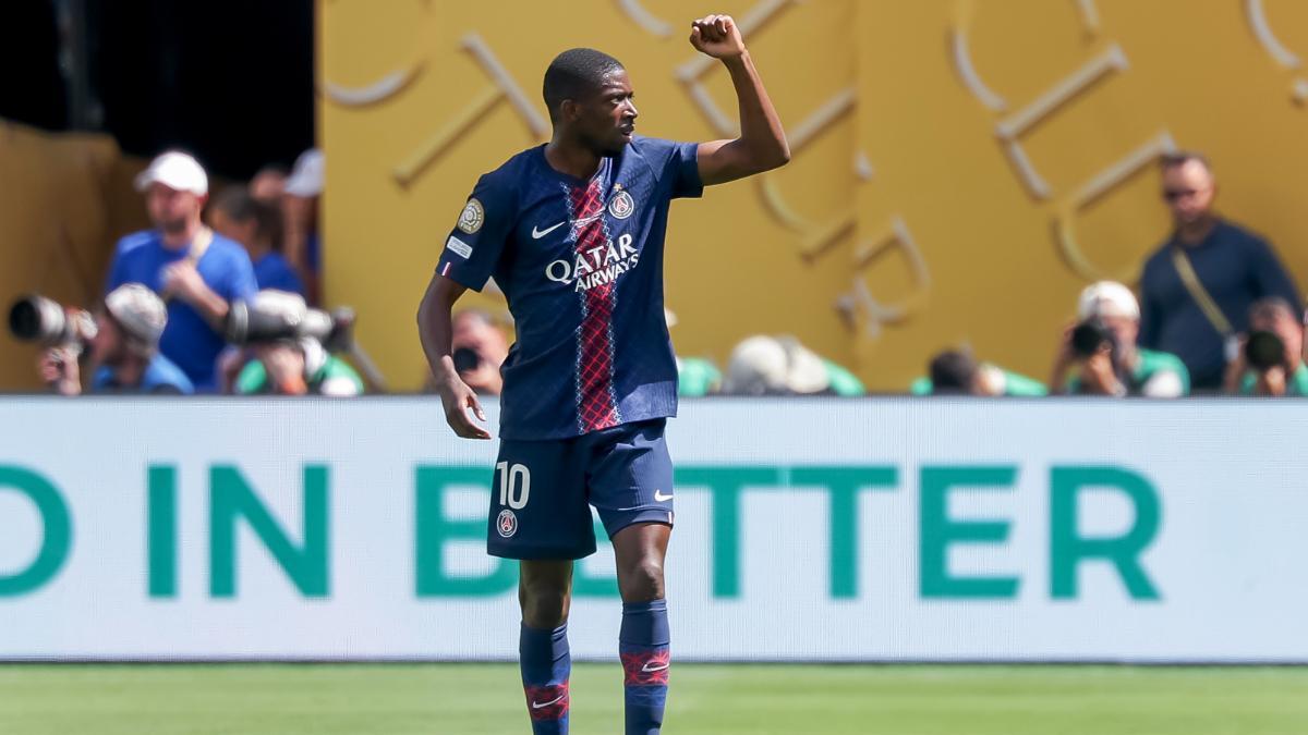Ousmane Dembélé, estrella del PSG