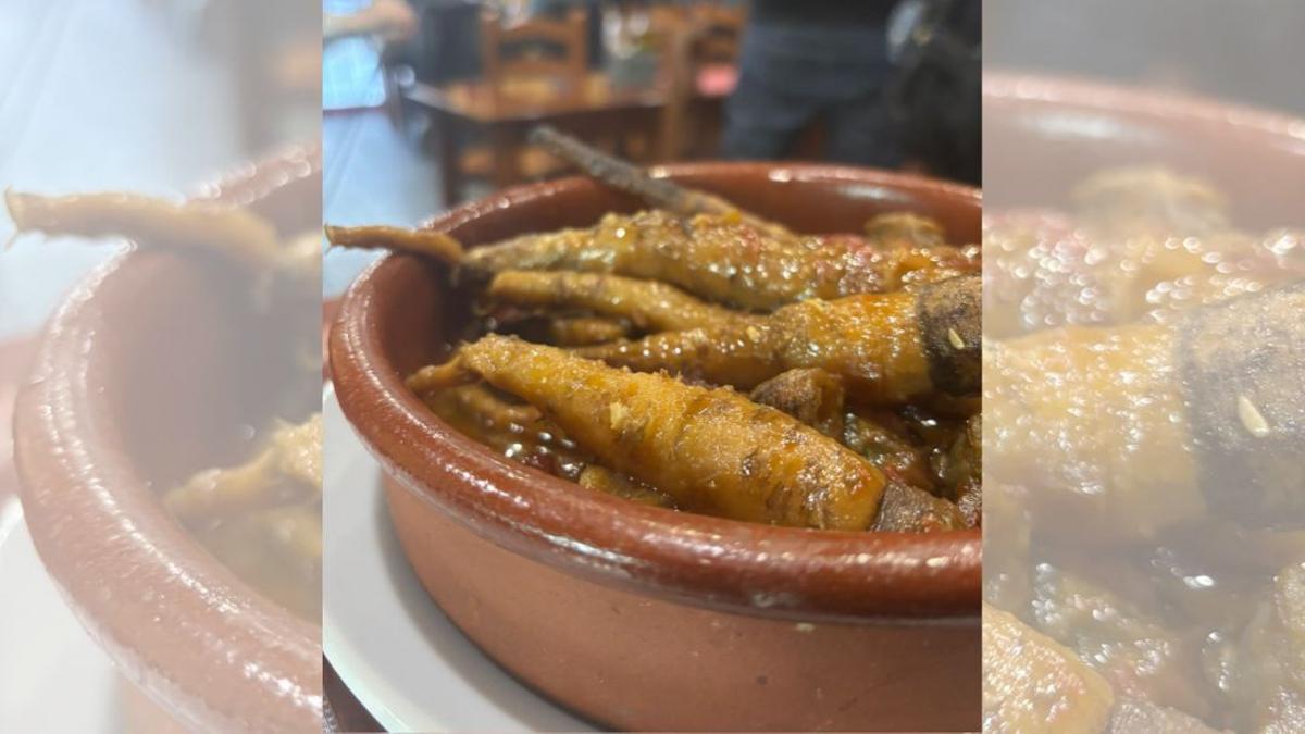 Una cassola amb salsafins del Cafè de la Selis.