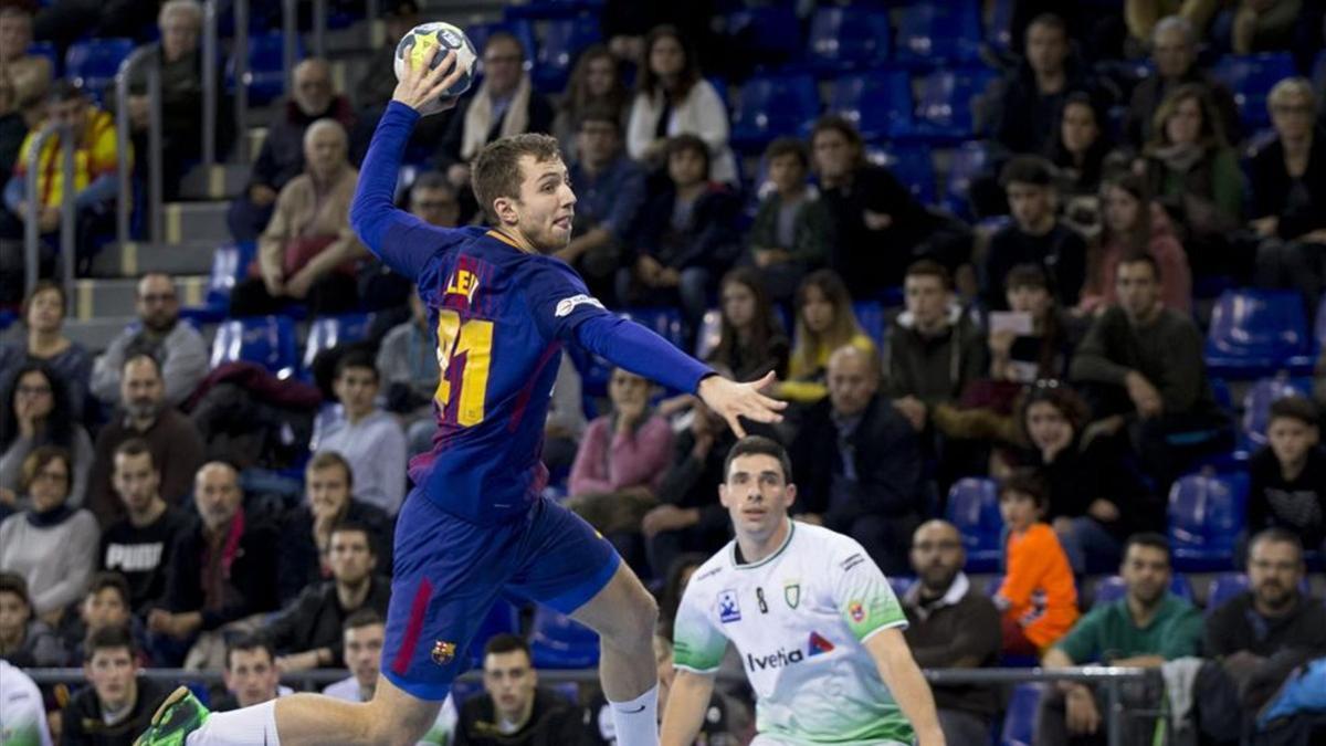 Aleix Gómez tuvo una gran tarde en el Palau