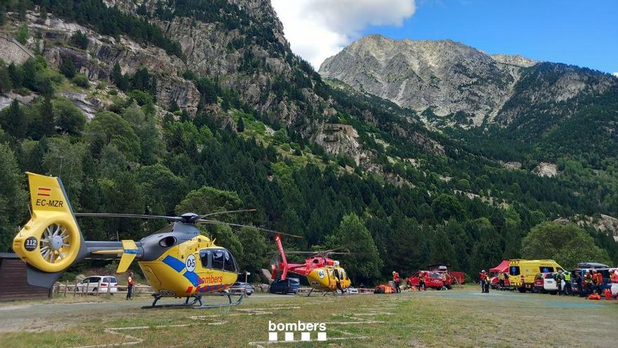 Els Bombers troben sense vida l&#039;excursionista desaparegut a la Vall de Boí