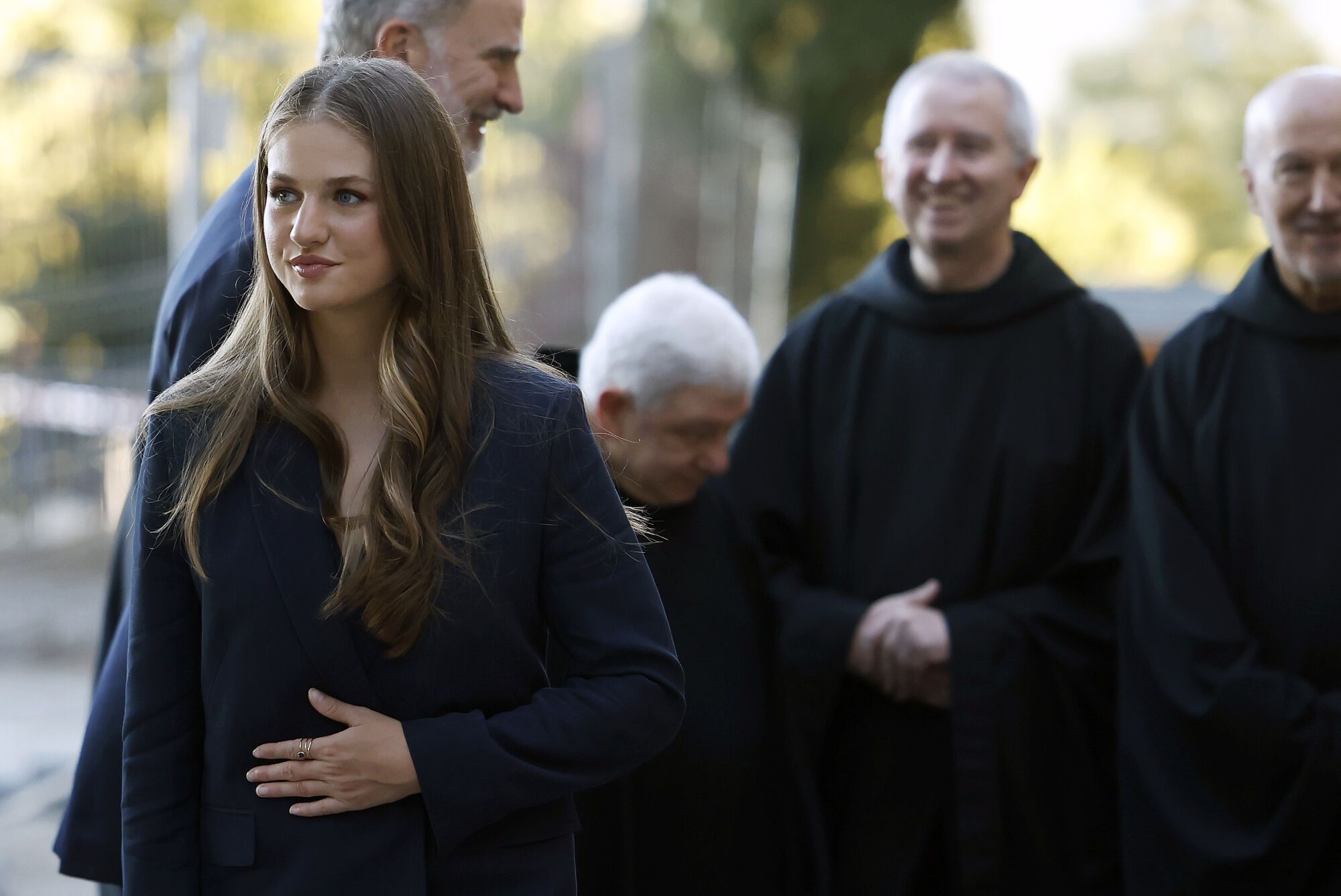 EN IMÁGENES: Leonor se da un baño de multitudes en su estreno como Princesa de Viana