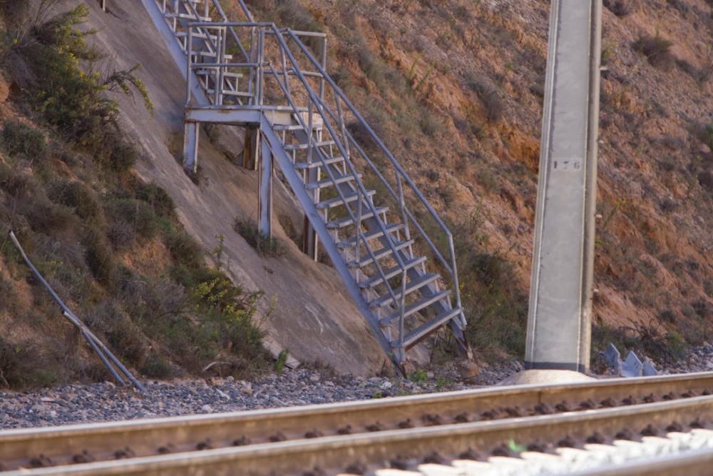 Abren el tramo afectado por las lluvias en la Font de la Figuera