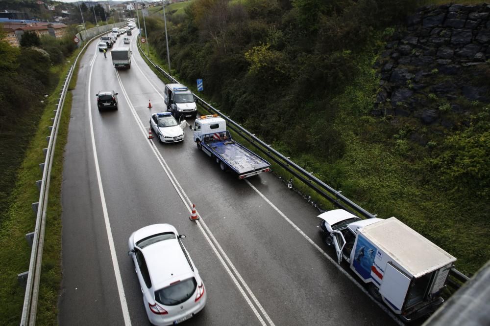 Accidente en la variante a la altura de Los Canapes