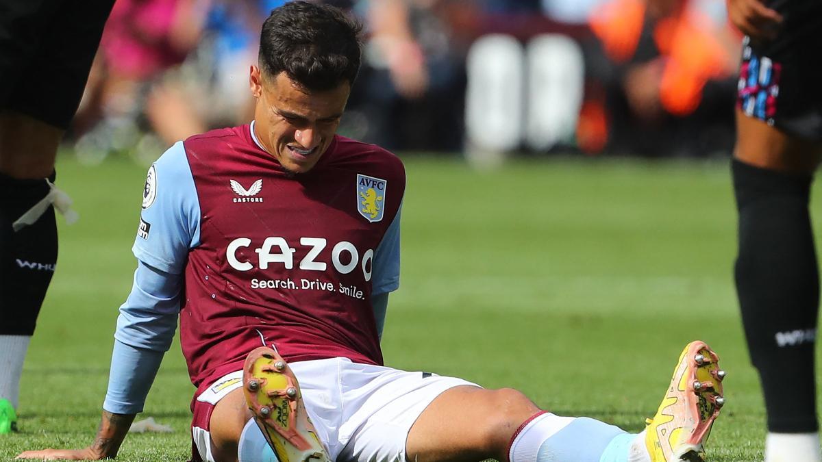 Coutinho durante un partido de Premier League