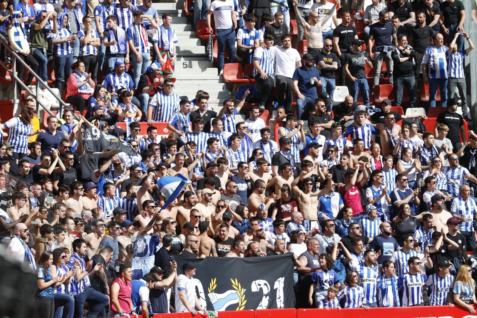 Así fue el encuentro entre el Sporting y el Alavés