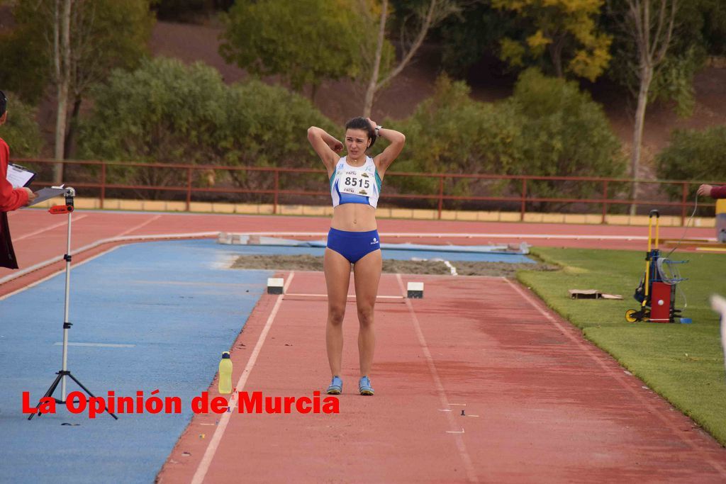 Regional absoluto y sub-23 de atletismo en Lorca (I)