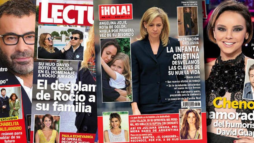 Las portadas de la prensa rosa de esta semana.