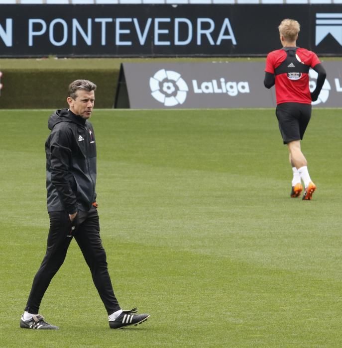 Último entrenamiento del Celta antes de vsitar el Bernabéu // Alba Villar