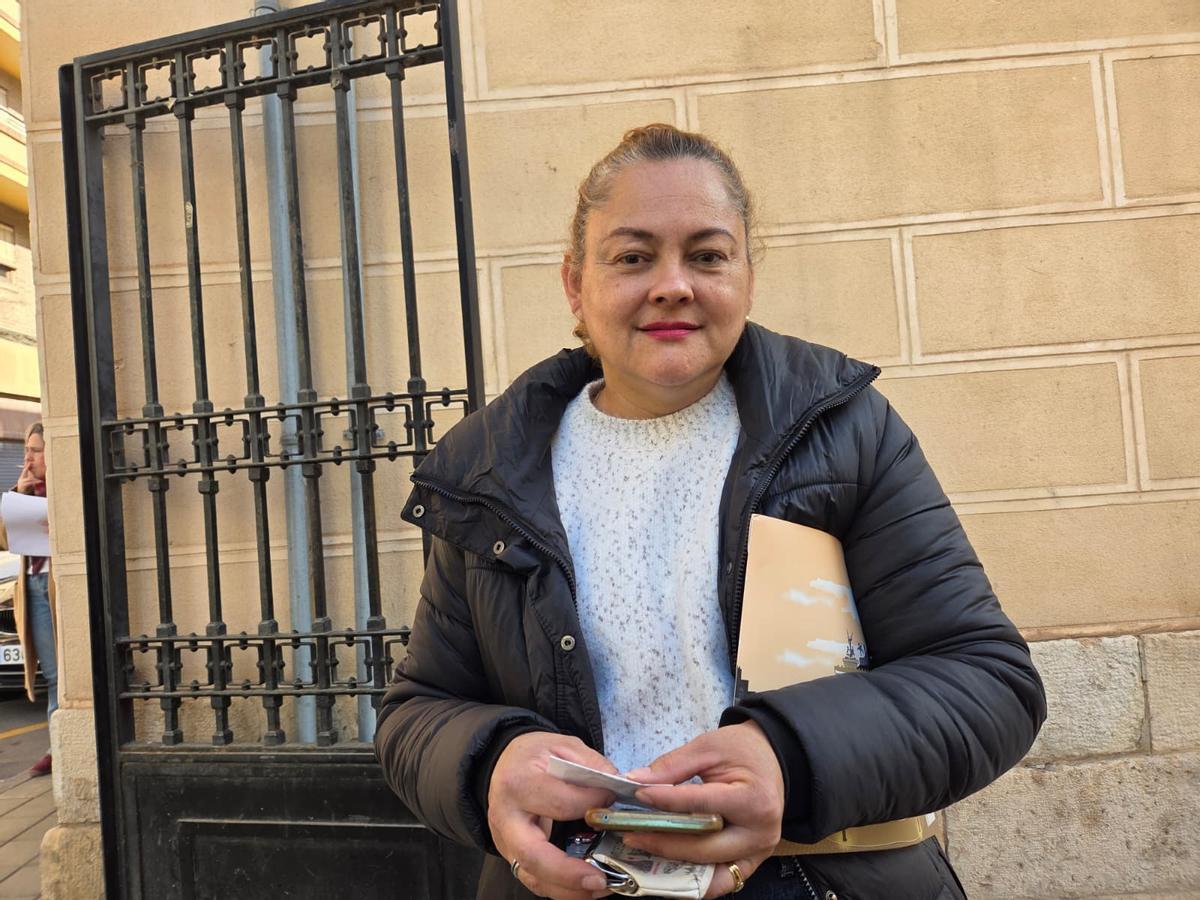 Cristina Benavides, paciente del centro de salud Hospital Provincial-Pla de Alicante