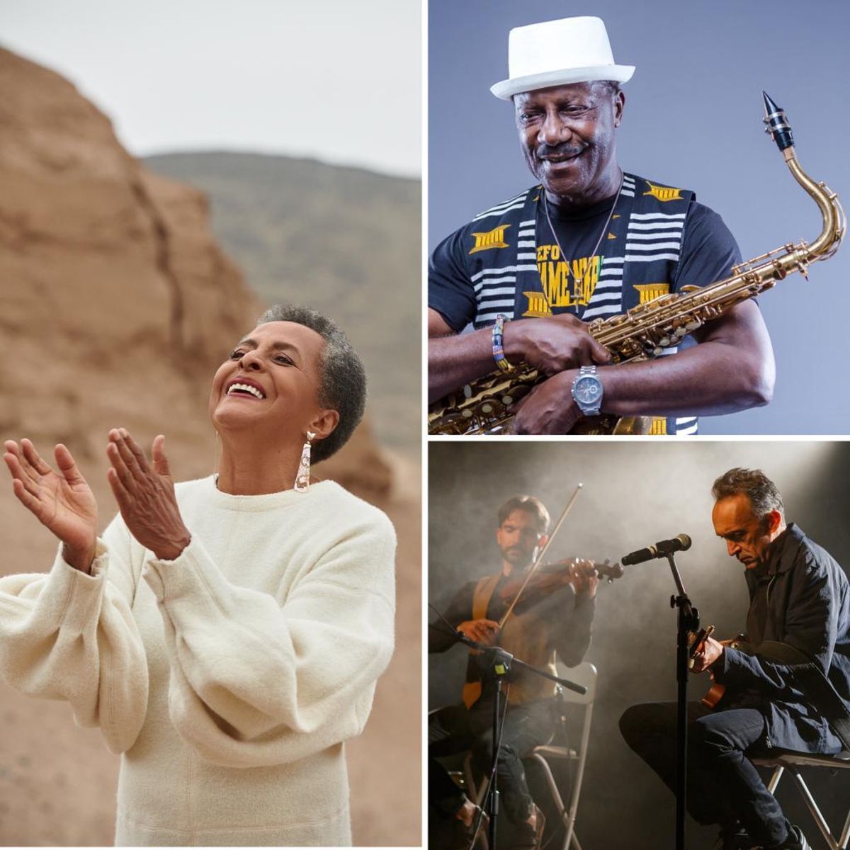 Susana Baca, Gyedu-Blay Ambolley y el dúo formado por Justin Adams y el violinista Mauro Durante.