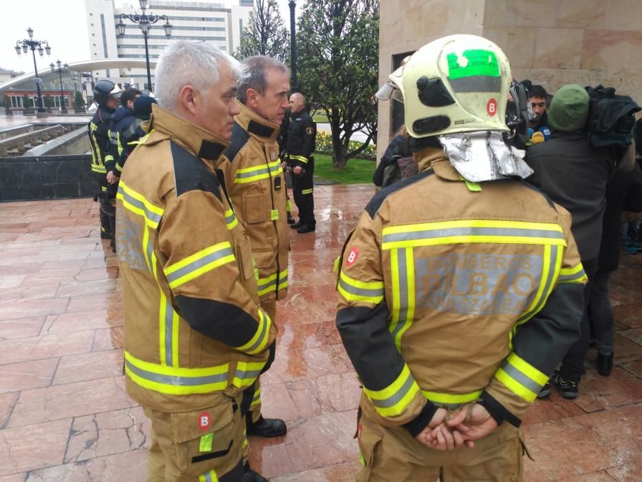 Bomberos de toda España despiden a Eloy Palacio