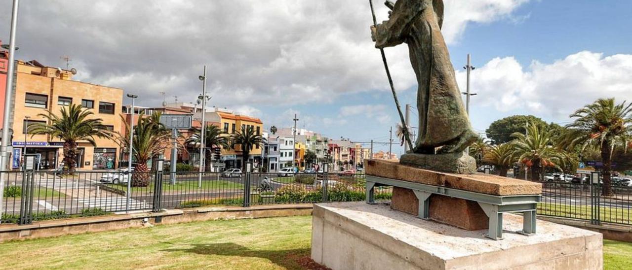 El Padre Anchieta, en su actual ubicación. | | E. D.