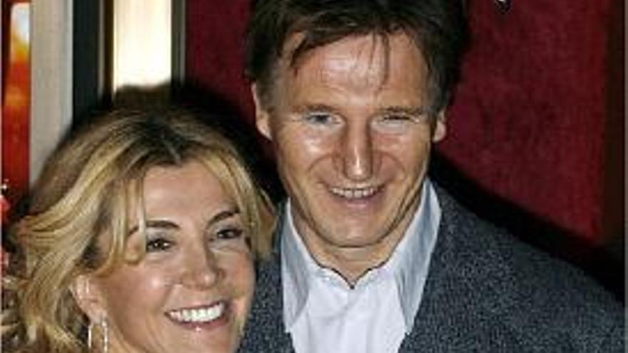 Richardson, con su marido, en un acto en 2006.