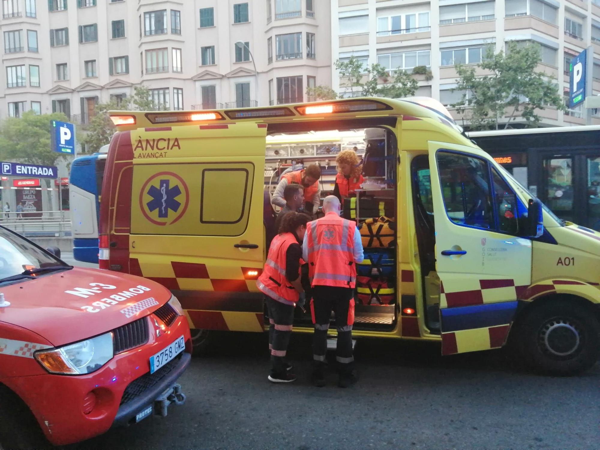 Incendio en la Casa Gallega de las Avenidas de Palma