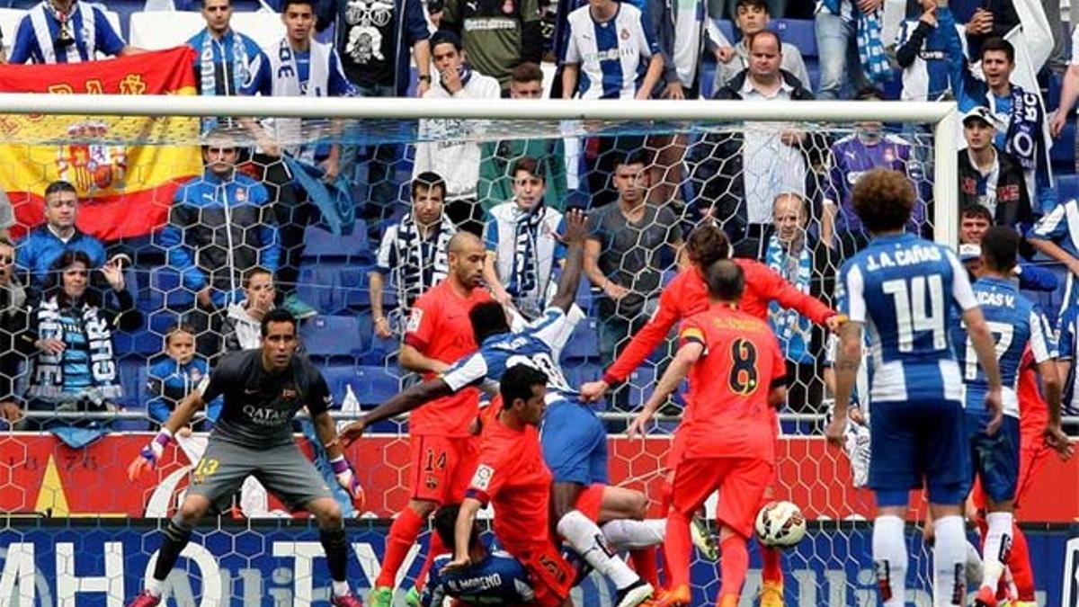 El Barça se impuso por 0-2 al Espanyol en Cornellà-El Prat