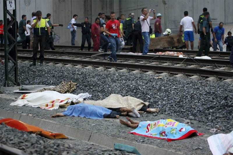 Fotogalería del accidente de Santiago