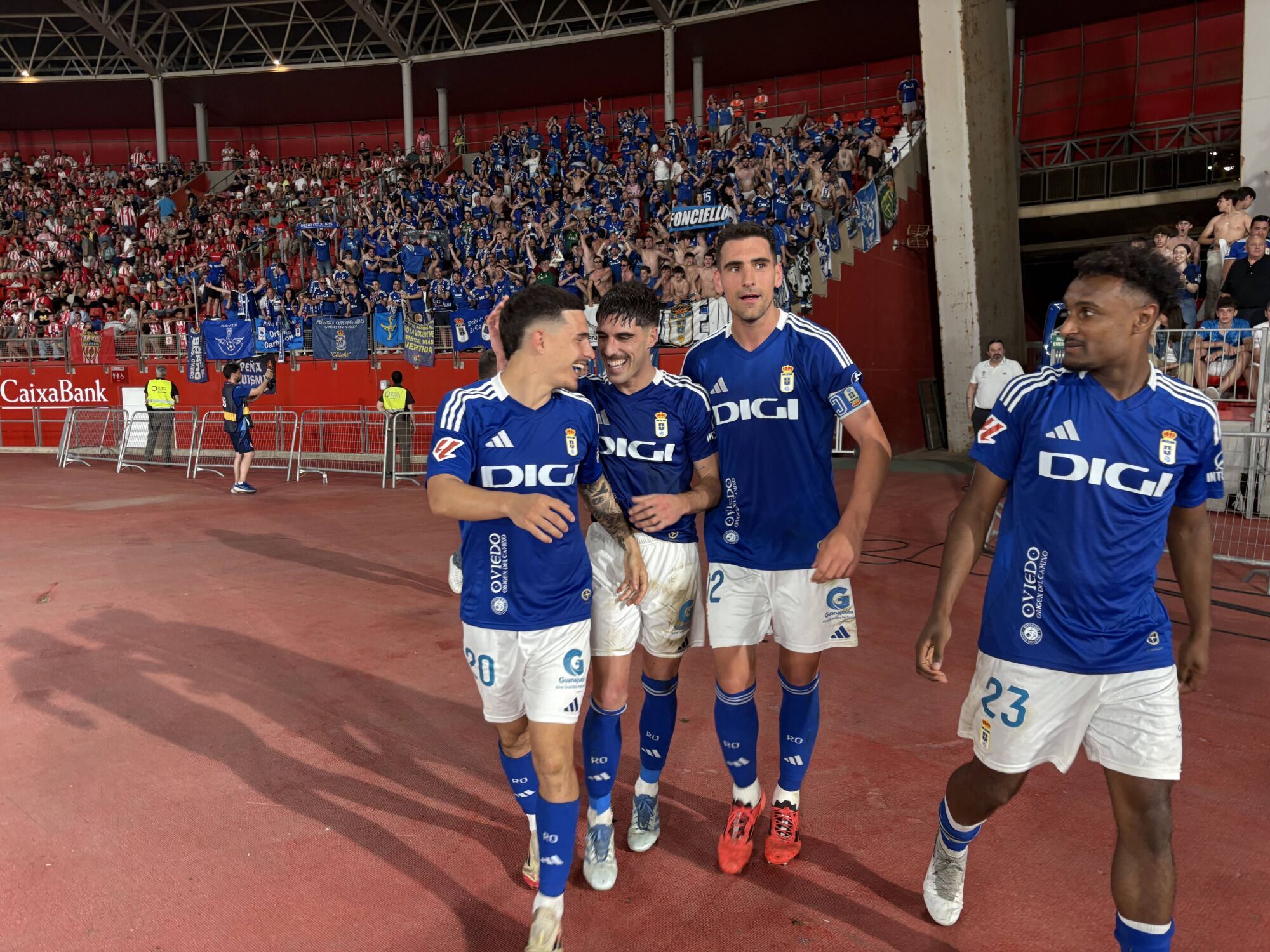 Así fue el primer partido del play-off entre el Almería y el Real Oviedo