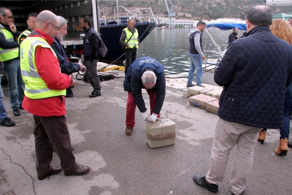 Operación antidroga en la costa de Cartagena