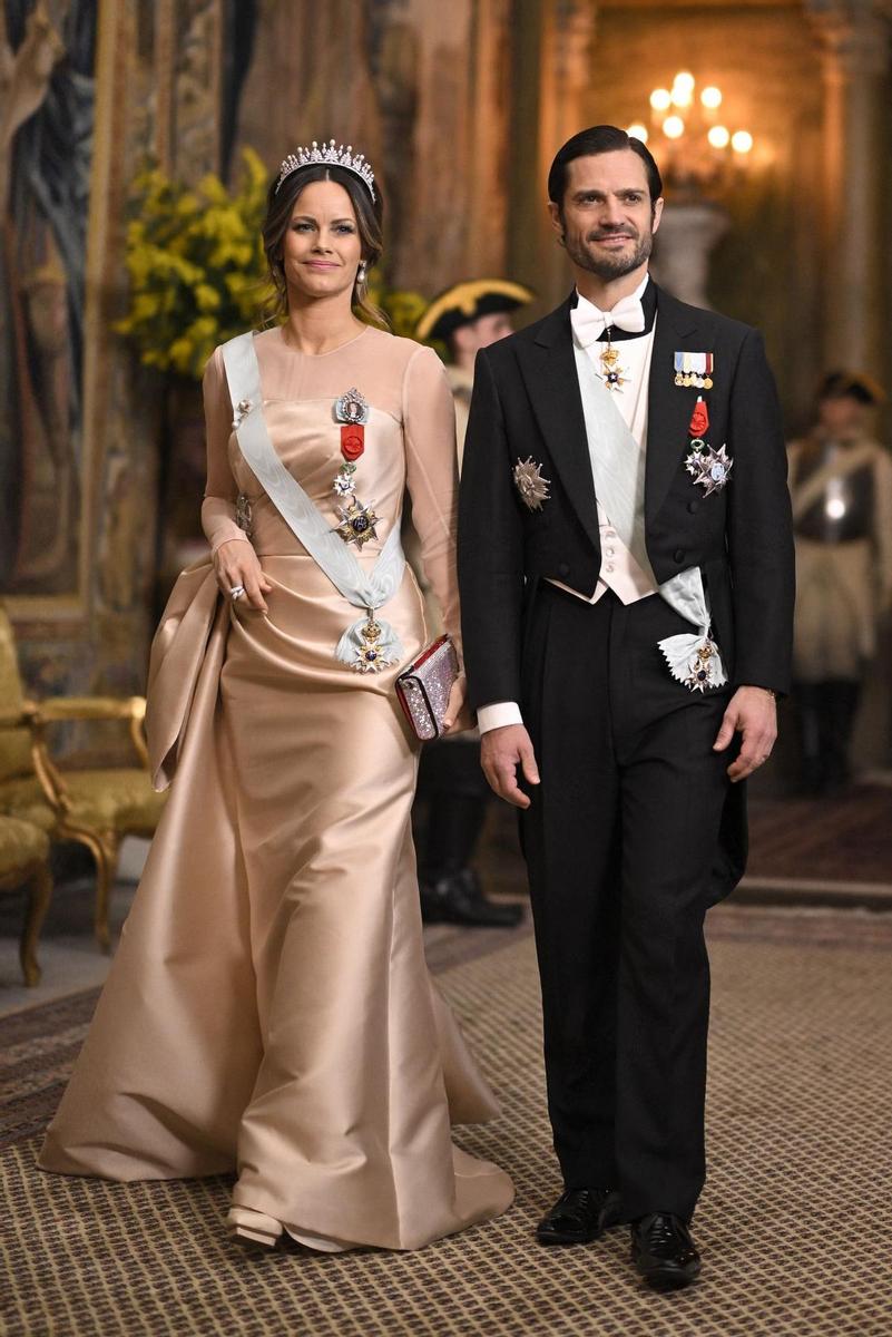 El príncipe Carlos Felipe y la princesa Sofía