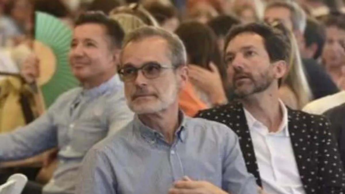 Marcial Morales, durante un acto del partido Primero Canarias en La Karpa de Vecindario
