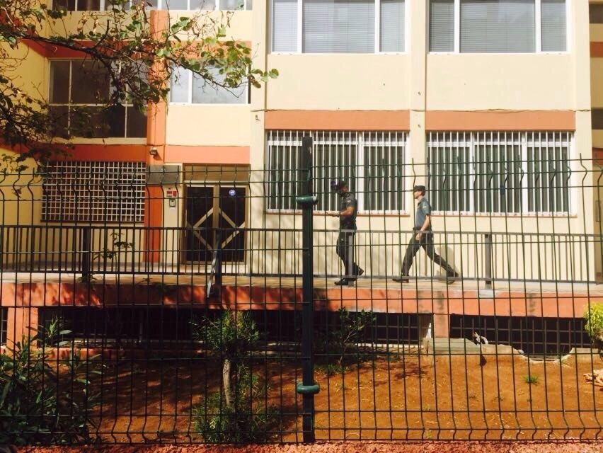 Registro de la sede de la Federación tinerfeña en Santa Cruz.