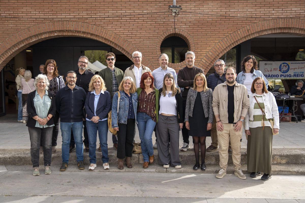 Els escriptors presents a la Festa de la Novel·la Històrica de Puig-reig