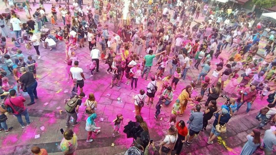 La orquesta «Triunfo» en la madrugada del sábado al domingo. | A. V.