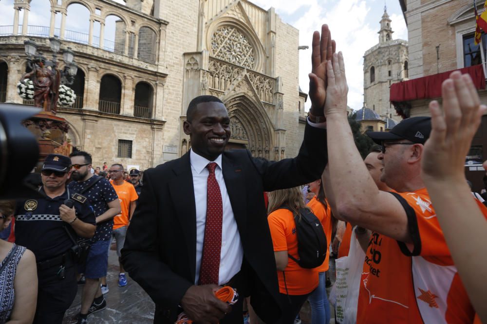 Actos de celebración del Valencia Basket