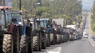 Los convocantes de la tractorada llaman a bloquear los accesos de A Coruña este jueves